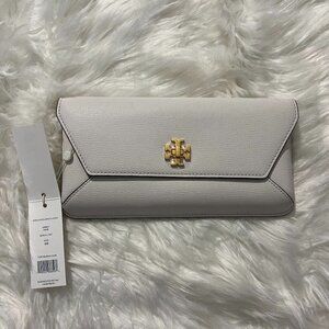 *NWT* Tory Burch Kira Envelope Clutch - White (Birch)